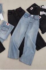 VGU1369 - QUẦN JEAN DÀI WASH - MÀU NHẠT