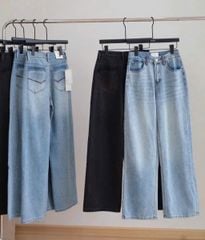 VGU1369 - QUẦN JEAN DÀI WASH - MÀU NHẠT