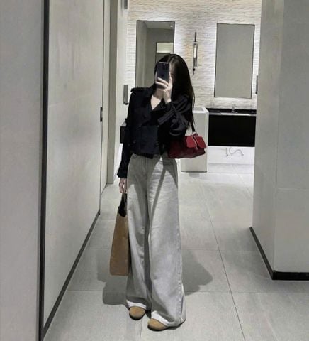 VGU1361 - ÁO KHOÁC PHOM LỬNG - MÀU ĐEN