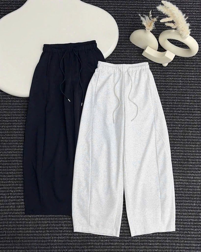 TQ4601 - QUẦN DÀI PHOM RỘNG - MÀU ĐEN