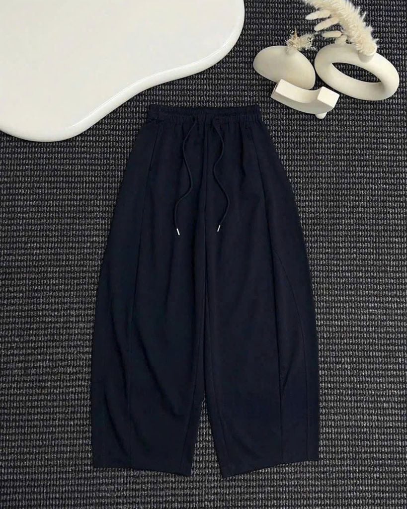 TQ4601 - QUẦN DÀI PHOM RỘNG - MÀU ĐEN