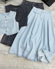 TB9240 -  SET JEAN XÁM MÀU ẢNH SÀN