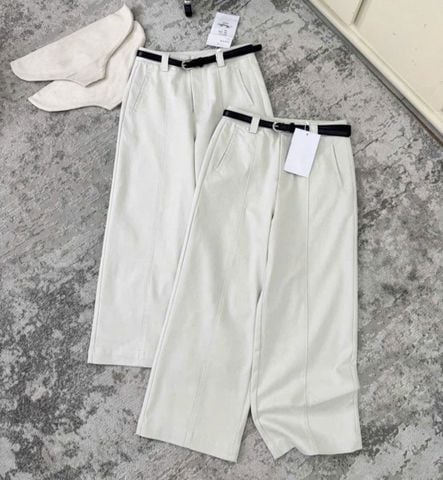 TB9238 - QUẦN DÀI - MÀU KEM ( KÈM NỊT)