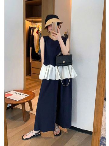 TB9253 - SET ÁO SÁT NÁCH PHỐI TÙNG - QUẦN DÀI