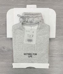 SKY9383 - SET BỘ NGẮN IN TIGERS - MÀU XÁM