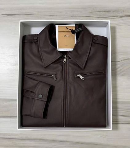 VGU1635 - ÁO KHOÁC DA DÁNG NGẮN ( ÁO LẺ)