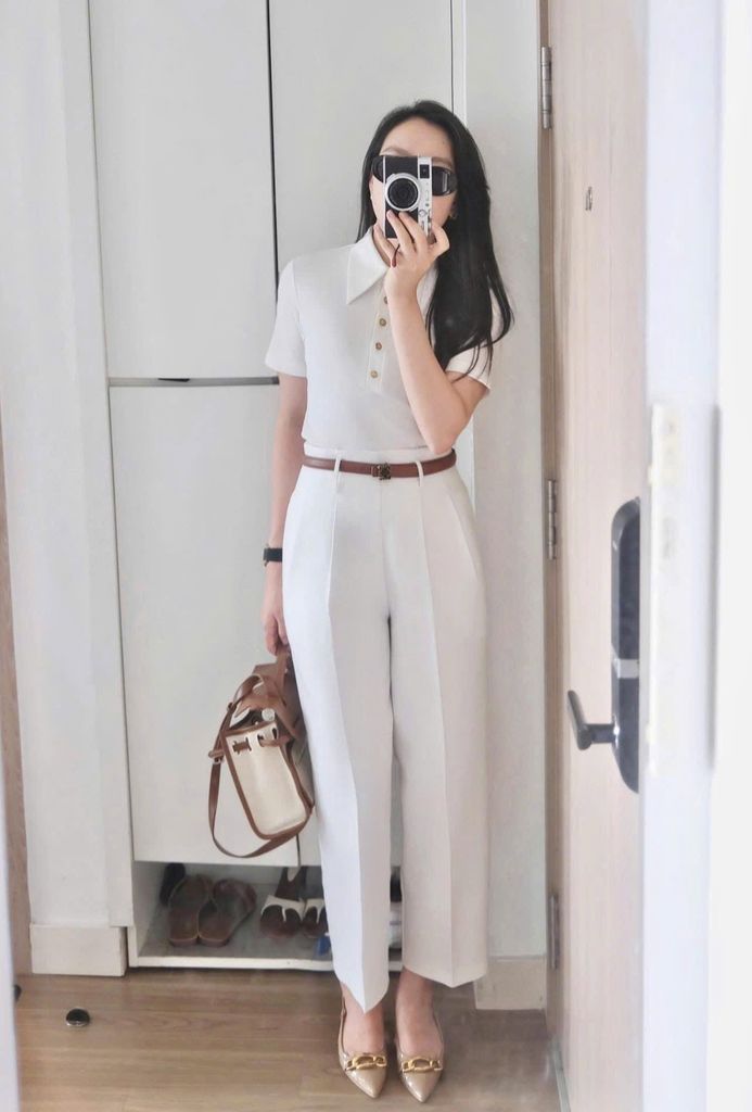 VGU1633 - QUẦN TÂY DÀI TRẮNG (Q.LẺ - KHÔNG KÈM NỊT)