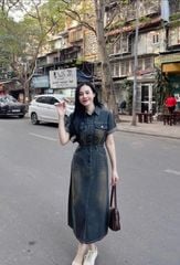 TB8150 - ĐẦM JEAN WASH DÀI