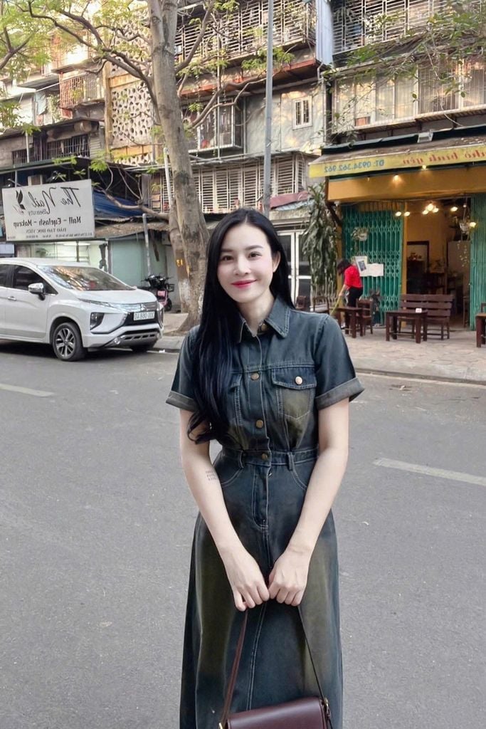 TB8150 - ĐẦM JEAN WASH DÀI