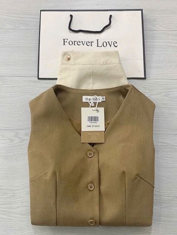 TQ1843 - SET ÁO GILE NÂU ẢNH SÀN - QUẦN SHORT