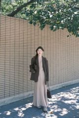 VGU1642 - ÁO KHOÁC VEST THÊU HOA ( ÁO LẺ)