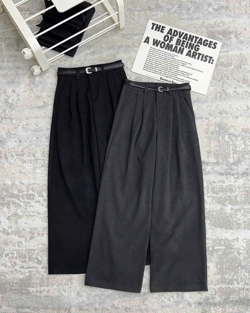 KS1434 - QUẦN TÂY DÀI ( KHÔNG KÈM NỊT ) - MÀU XÁM