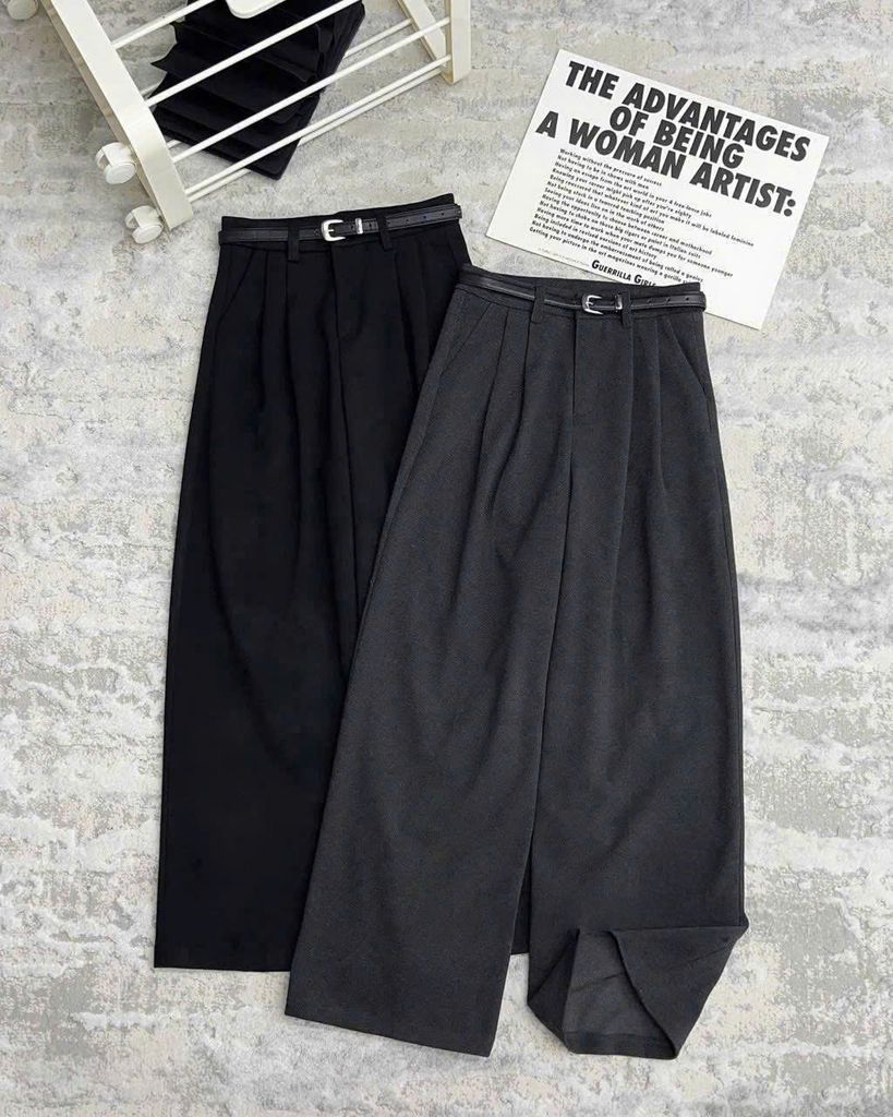 KS1434 - QUẦN TÂY DÀI ( KHÔNG KÈM NỊT ) - MÀU XÁM