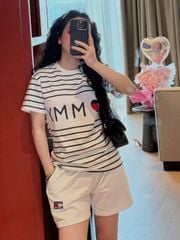 VGU1654 - SET BỘ NGẮN TRẮNG SỌC TOMMY