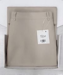SHE4677 CHÂN VÁY MIDI DA (KO KÈM NỊT)