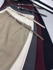 SHE4673 CHÂN VÁY MIDI XÁM (KO KÈM NỊT)