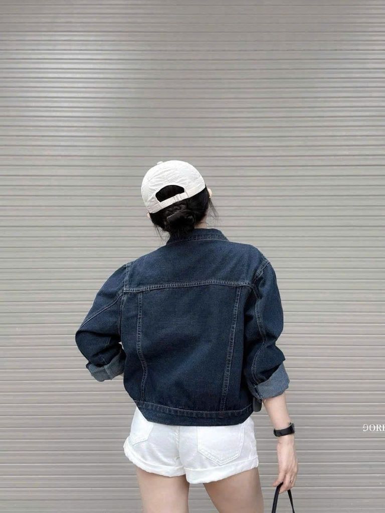 KS1410 KHOÁC JEAN QC PHỐI TÚI