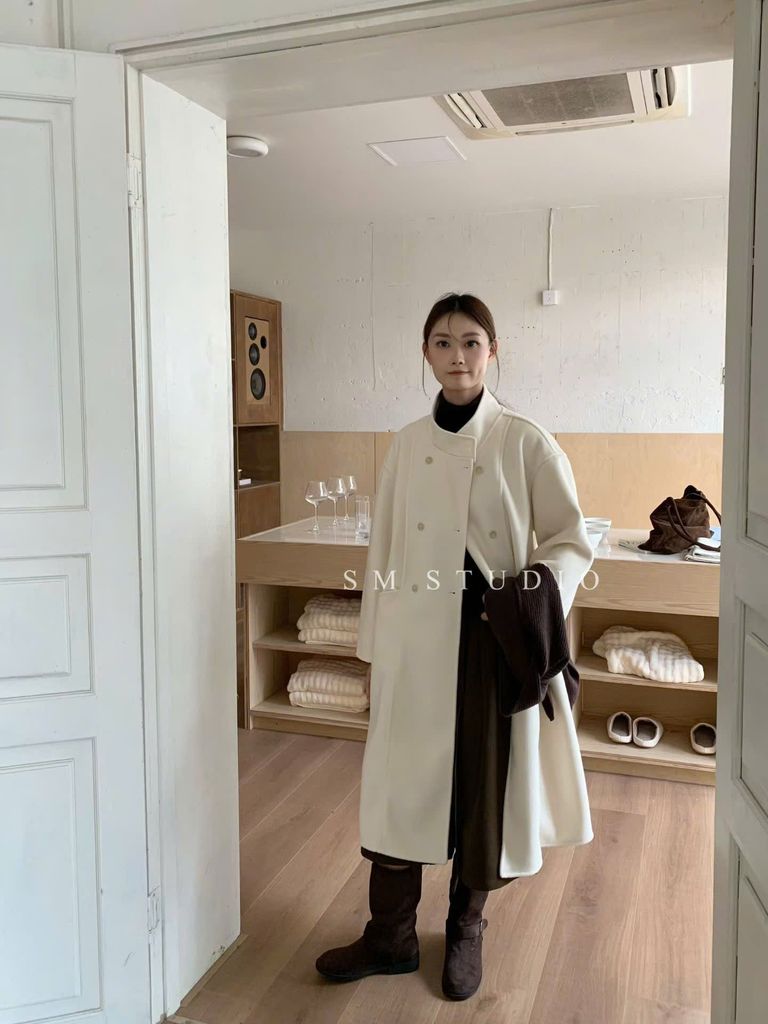 LEN4622 MĂNG-TÔ DẠ ÉP CAO CẤP (KEM)