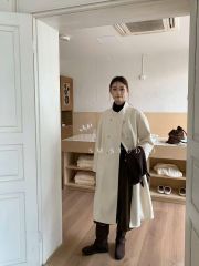 LEN4622 MĂNG-TÔ DẠ ÉP CAO CẤP (KEM)