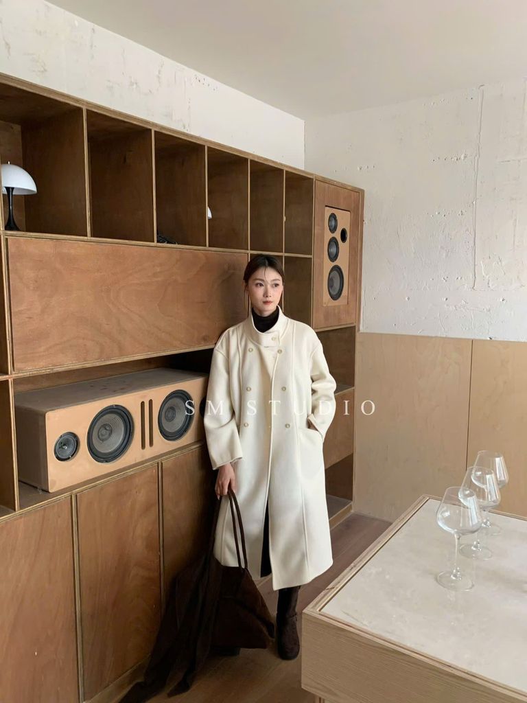 LEN4622 MĂNG-TÔ DẠ ÉP CAO CẤP (KEM)