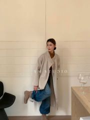 LEN4623 MĂNG-TÔ DẠ ÉP CAO CẤP (DA)