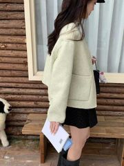 LEN4811 KHOÁC DẠ ÉP NÚT ĐÔI PHỐI TÚI (X.ĐẬU) 86033