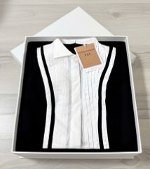 VGU1779 ĐẦM DÀI ĐEN TK CỔ SƠMI XẾP LI