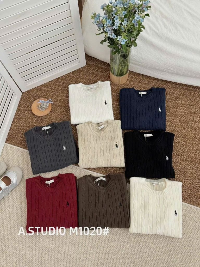 LEN4894 ÁO LEN NGỰA TAY NGẮN (DA) 1020