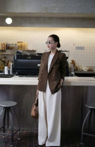 SKY5926 - ÁO VEST LẺ QC - MÀU KEM