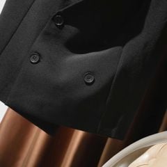 SHE4708 - ÁO GILE ĐÚP LÓT - MÀU ĐEN