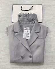 SKY5935 - SET ÁO VEST TAY NGẮN - QUẦN DÀI  ( KO KÈM ÁO TRONG +KO KÈM NỊT)
