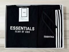 VGU1812 - SET ÁO CỔ TIM IN CHỮ - QUẦN DÀI ( MÀU ĐEN)