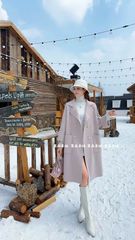 LEN5076 KHOÁC DẠ ÉP NHŨ PHỐI TÚI (DA) 983-180