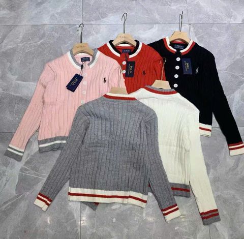 LEN5100 CARDIGAN LEN NGỰA (HỒNG) VIỀN XÁM