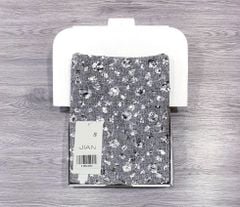 TB9628 CHÂN VÁY DẠ KIM SA NGẮN (XÁM)