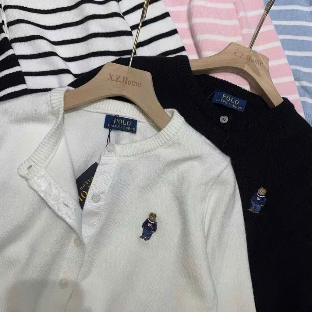 LEN5291 CARDIGAN LEN GẤU (KEM) 81606