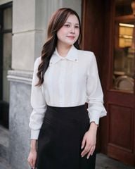 TB9578 SET SƠMI LI NGỰC CỔ ĐÍNH TAG - CV ĐẮP TÀ