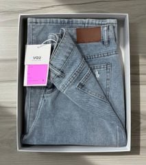 VGU1917 QUẦN JEAN TÚI THÊU NGỰA (XANH NHẠT)