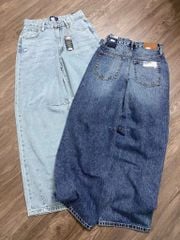 VGU1917 QUẦN JEAN TÚI THÊU NGỰA (XANH NHẠT)