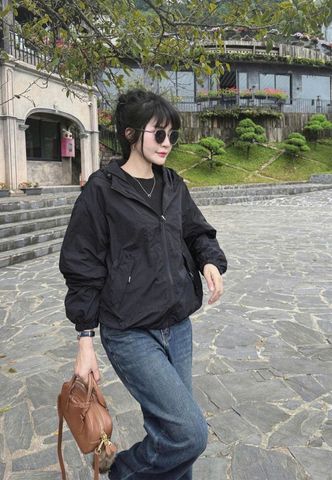 TQ4746 - ÁO KHOÁC DÙ LẺ - MÀU ĐEN