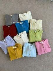 LEN5662 - ÁO LEN TAY DÀI THÊU NỔI ZIG ZAG MÀU KEM 25279