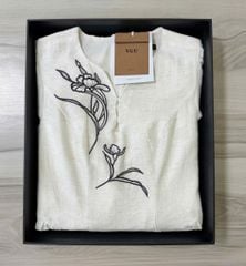 VGU1899 - ĐẦM DÀI THÊU HOA