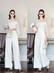 VGU1994 JUM QUẦN DÀI KÈM CHOÀNG (TRẮNG)