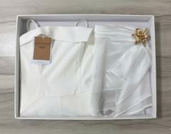 VGU1994 JUM QUẦN DÀI KÈM CHOÀNG (TRẮNG)