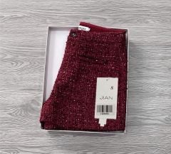 TB9808 QUẦN DẠ SHORT KIM SA (ĐỎ ĐÔ)