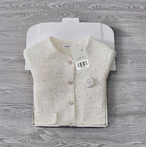 TB9840 KHOÁC DẠ KIM SA CAO CẤP + TAG HOA