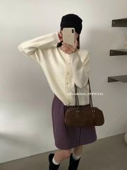 LEN6227 KHOÁC LEN VIỀN SÓNG NÚT TIM (X.BƠ) 6830