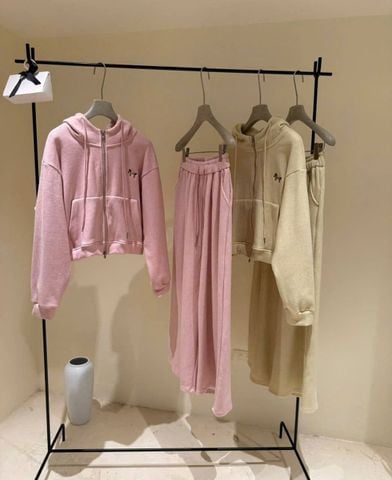 TB9875 SET THỂ THAO VẢI ÉP LÔNG THỎ CAO CẤP (VÀNG)