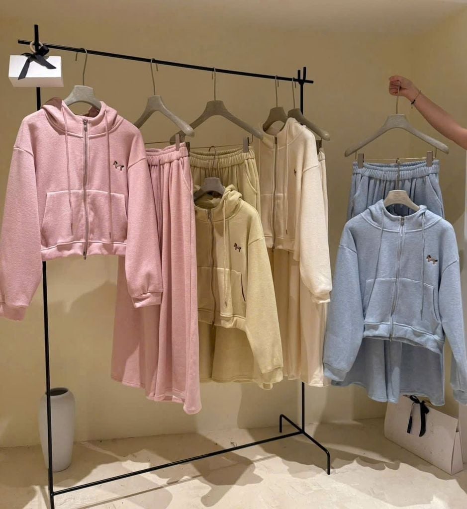 TB9875 SET THỂ THAO VẢI ÉP LÔNG THỎ CAO CẤP (VÀNG)