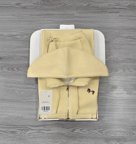 TB9875 SET THỂ THAO VẢI ÉP LÔNG THỎ CAO CẤP (VÀNG)